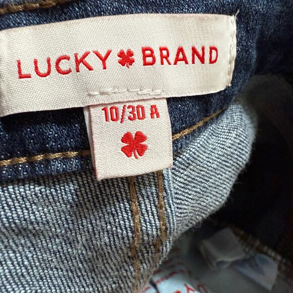 Lucky Brand Sweet Mid Rise Boot Cut Stretch Jeans in Agate Blue Wash Size 10/30 - Picture 7 of 13